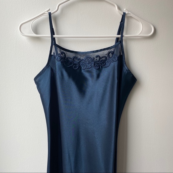 Vintage Halston lingerie set Navy - Picture 7 of 8
